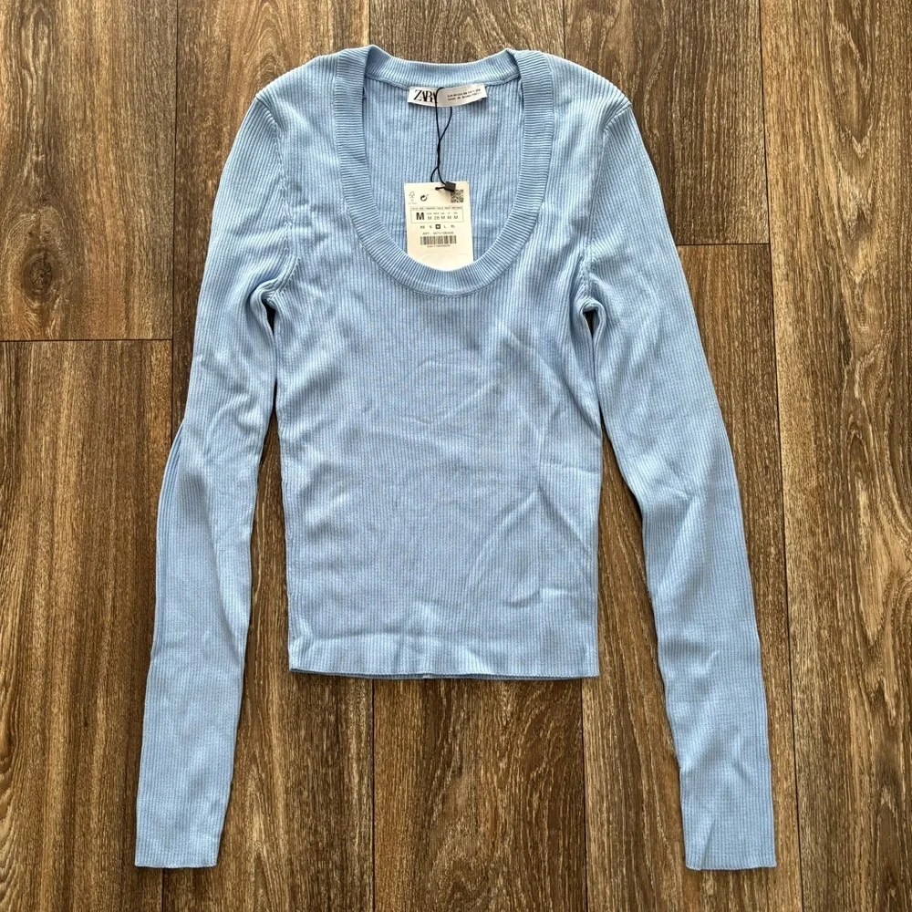 Zara Ribbed Knit Top - Picture 1 of 5